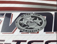 Evinrude 115HP E-tec 2007-2017 USA Flag White Cowl Outboard Decal Kit Evinrude 115HP E-tec 2007-2017 USA Flag White Cowl Outboard Decal Kit
